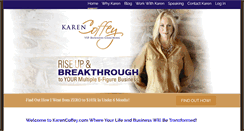 Desktop Screenshot of karencoffey.com